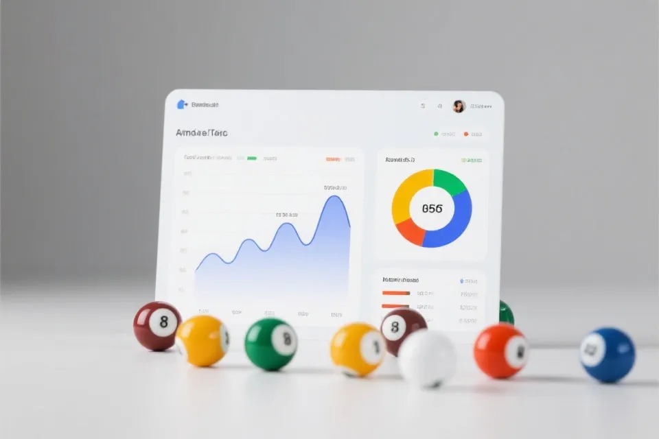 数据面板与开奖趋势示意图