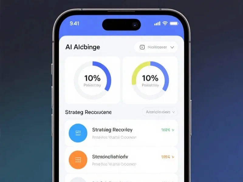AI智能计划生成界面